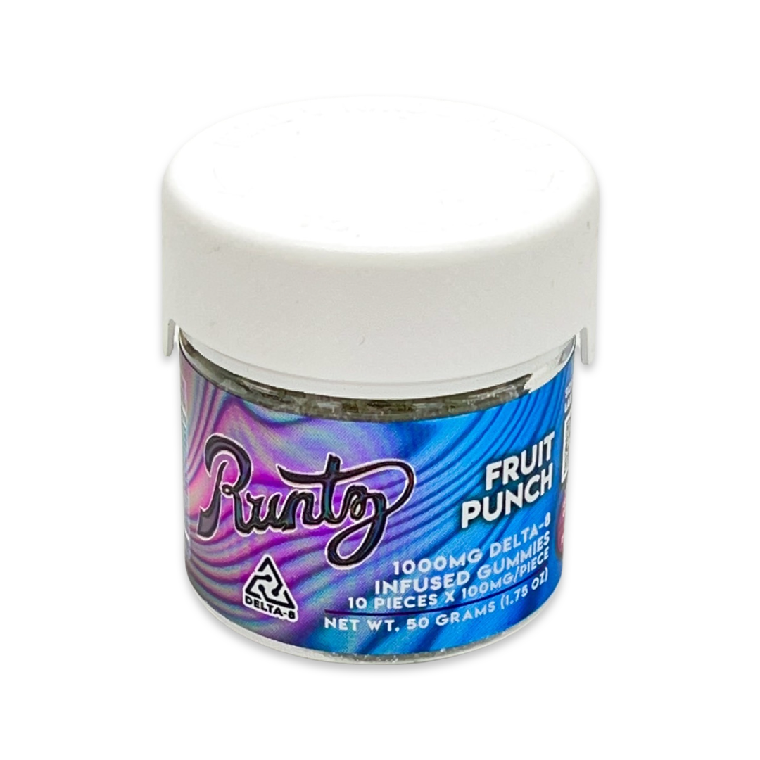 Fruit Punch Runtz Delta8 Gummies 1000mg