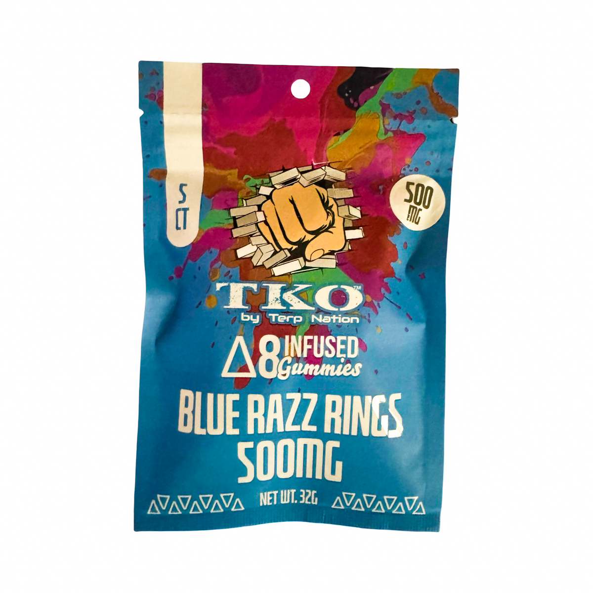 TKO Delta 8 THC Blue Raspberry Rings