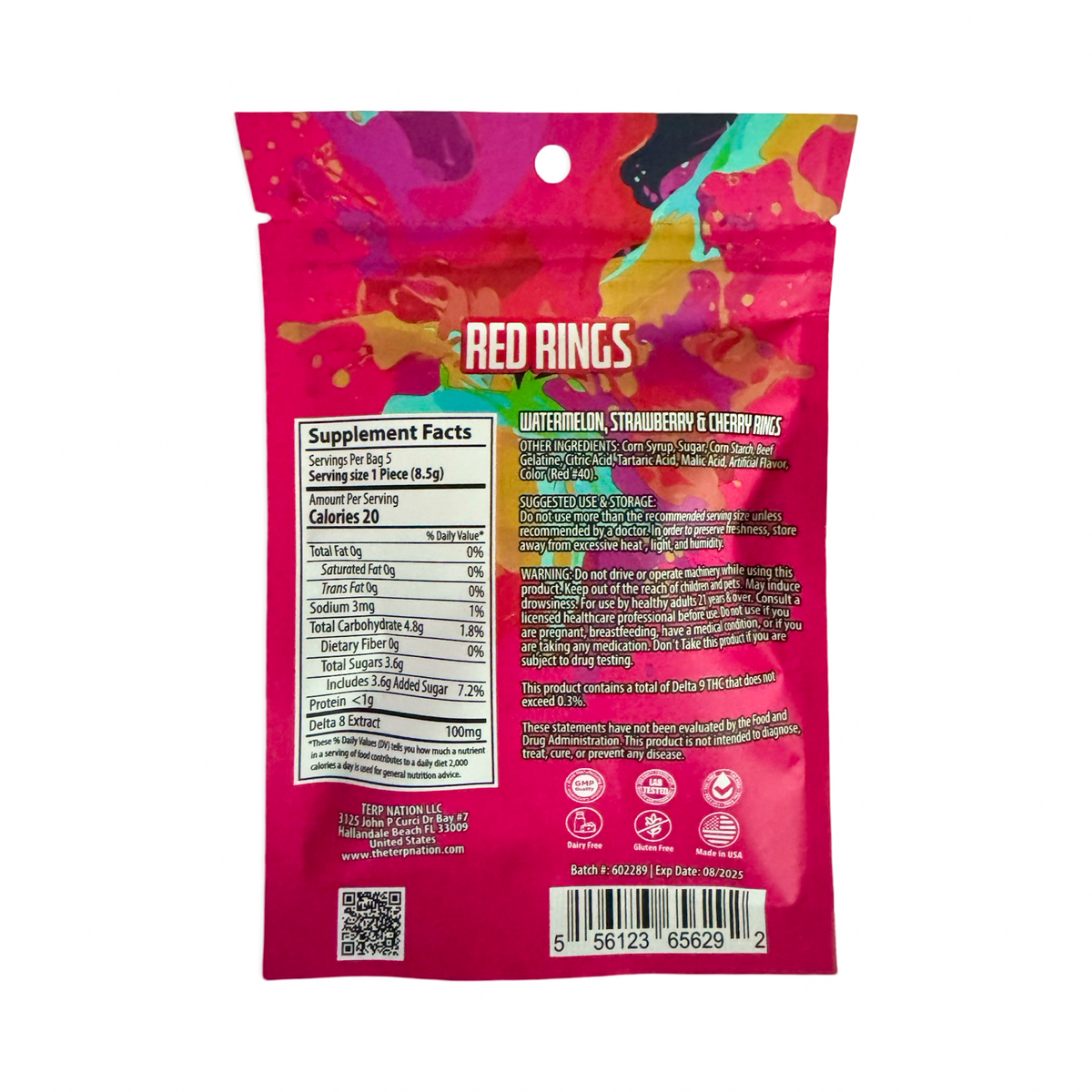 TKO Delta 8 THC Red Rings