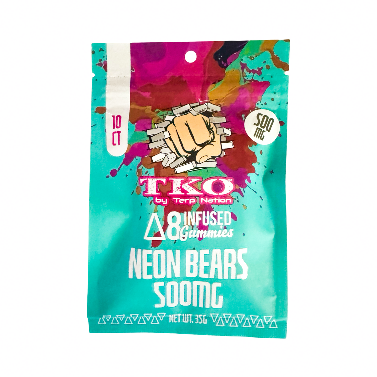 TKO Delta 8 THC Neon Gummy Bears