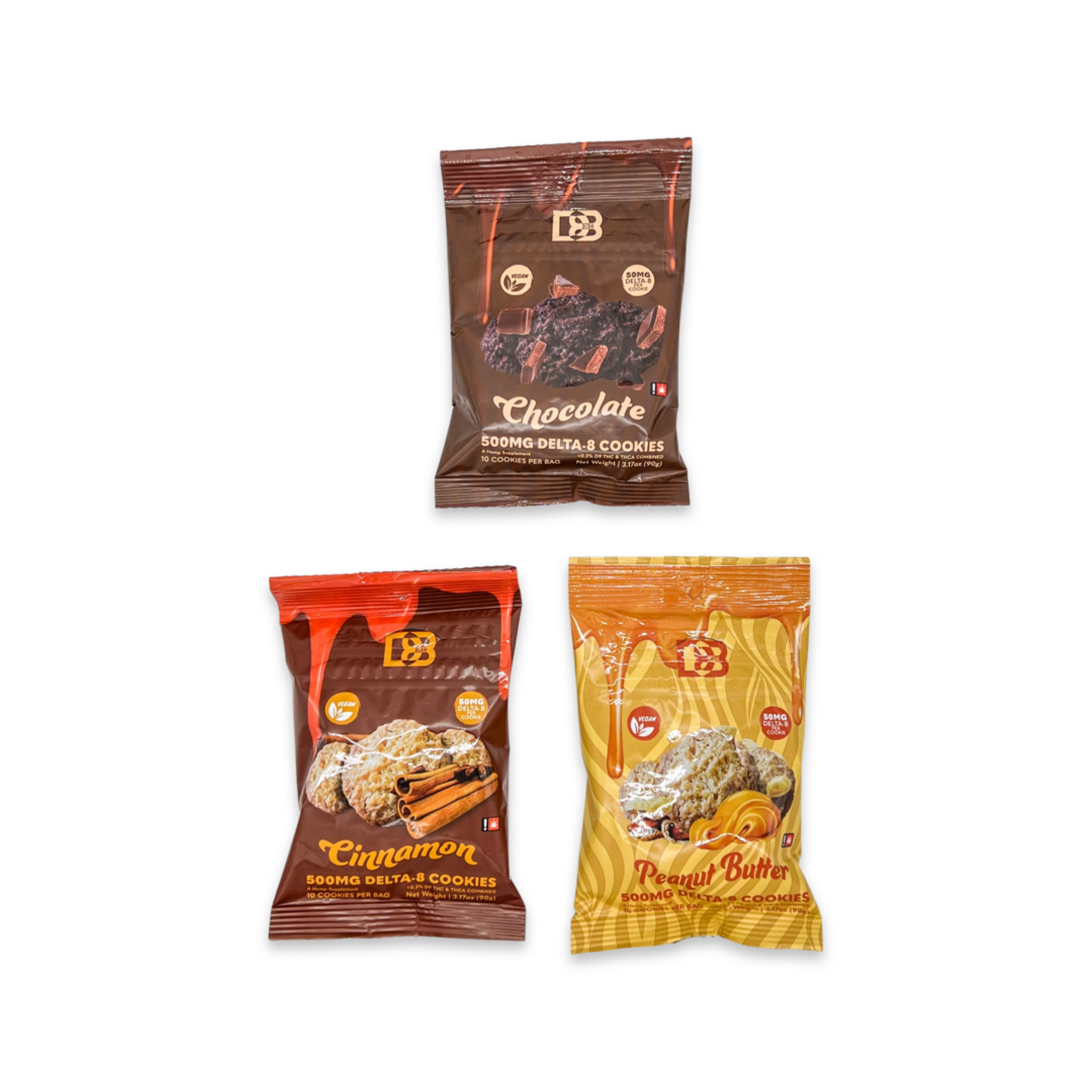500mg Peanut Butter Delta 8 Cookies