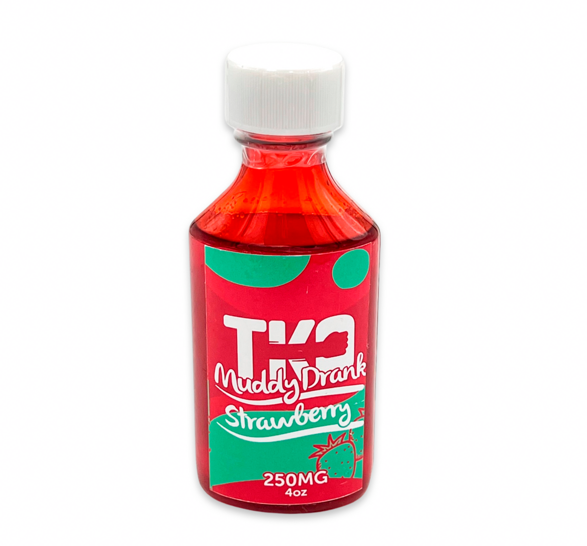 Full Spectrum CBD Strawberry-Flavored Syrup - 250mg - TKO Muddy Drank